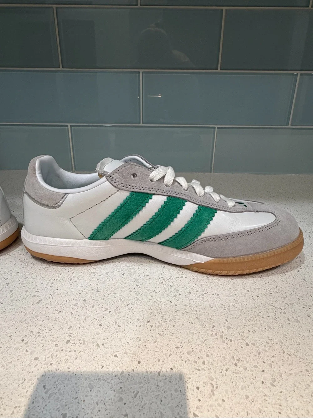 Adidas Samba MN ID3922 Cloud White Green Gum Men’s US 8 Women’s 9-9.5 Premium - Picture 14 of 14